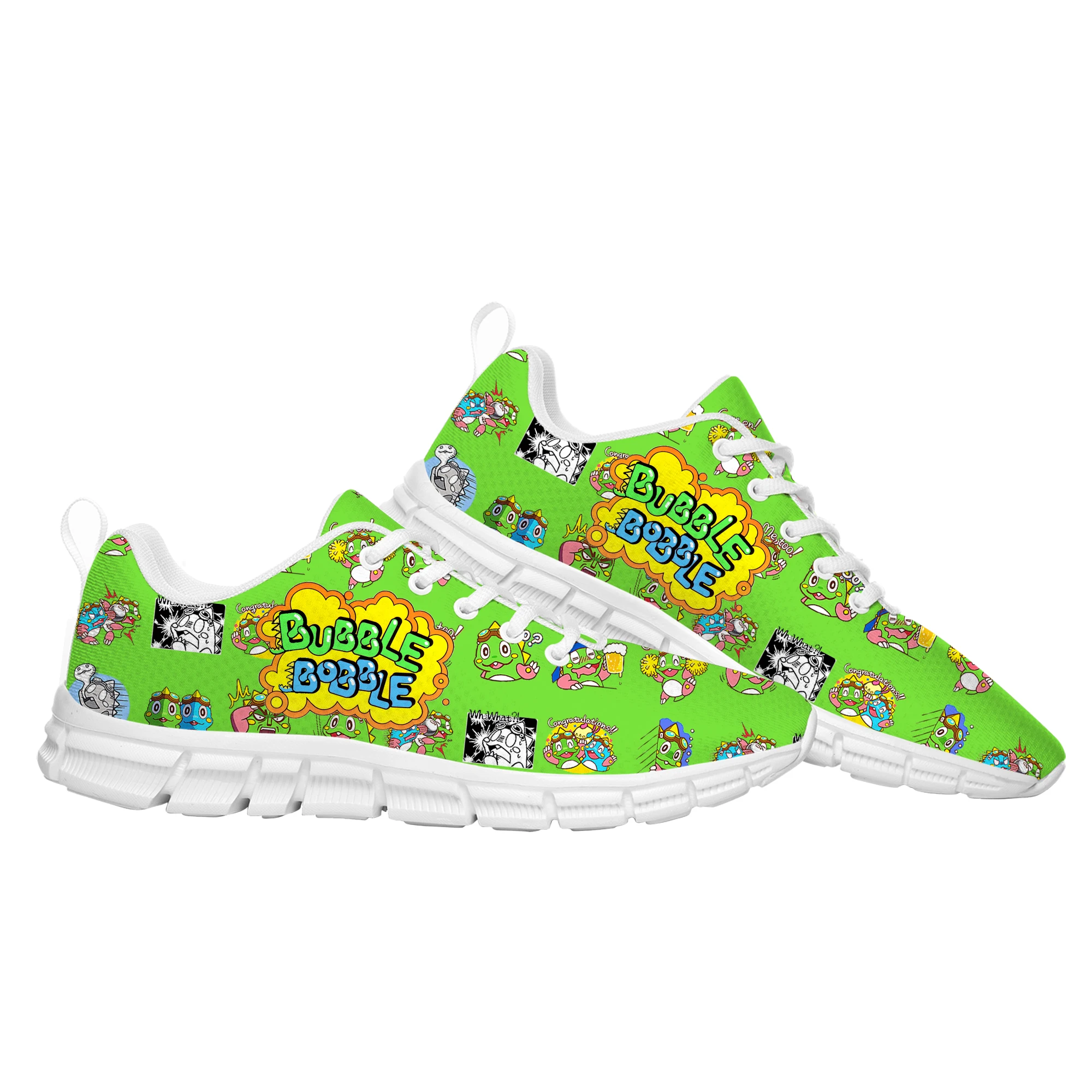 

Bubble Bobble Sports Custom Shoes High Quality Cartoon Game Mens Womens Teenager Fashion Sneaker Tailor Made Couple Built Shoes