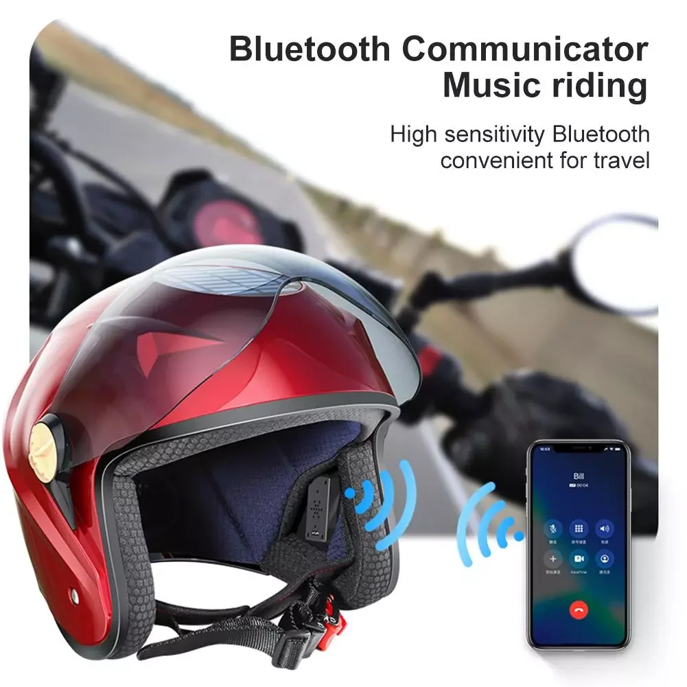 Power Smart Bluetooth Summer Cooling Fan Cycling Motorcycle Helmet Cap