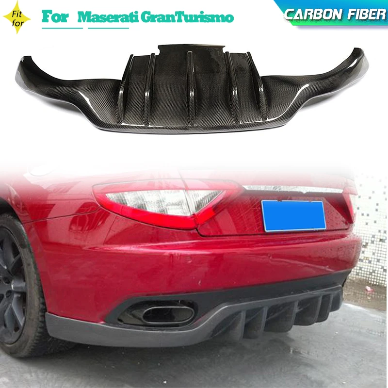 

Carbon Fiber Car Rear Diffuser Lip For Maserati GranTurismo Convertible Coupe 2-Door 2006-2014 Racing Rear Diffuser Spoiler FRP