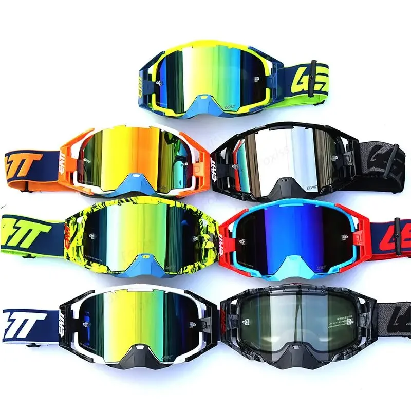

Classics Leatt 6.5 Ultra HD Anti-fog Goggles Clarity Motocross Enduro Cycling Moto Dirt Bike MX MTB Riding Sunglasses Mirrored
