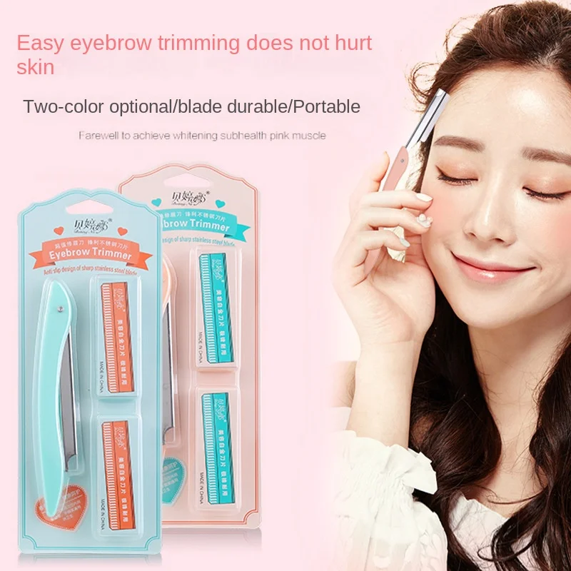 

Folding eyebrow trimmer eyebrow epilator makeup tools eyebrow razor facial epilator razor for women face beauty pocketknife