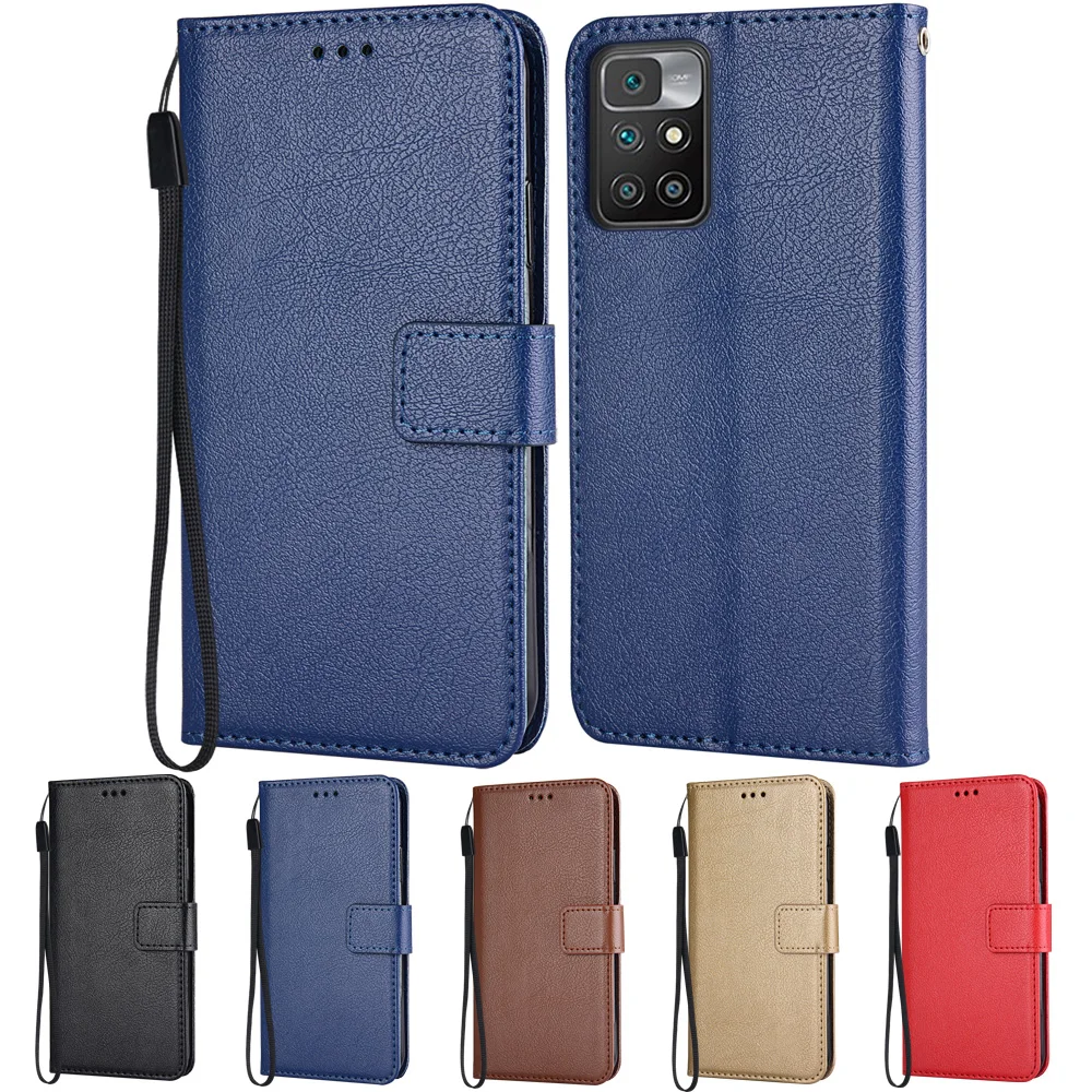 Кожаные чехлы для Xiaomi Redmi 10 Prime 21061119BI чехол-бумажник 6 5 '&#x2721061119AG 21061119DG Note 11 4G