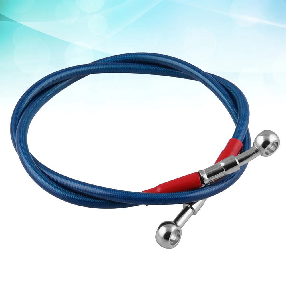 

Motorcycle Brake Cable Braided Brake Oil Hose for Motorcycle Motorbike (Blue)