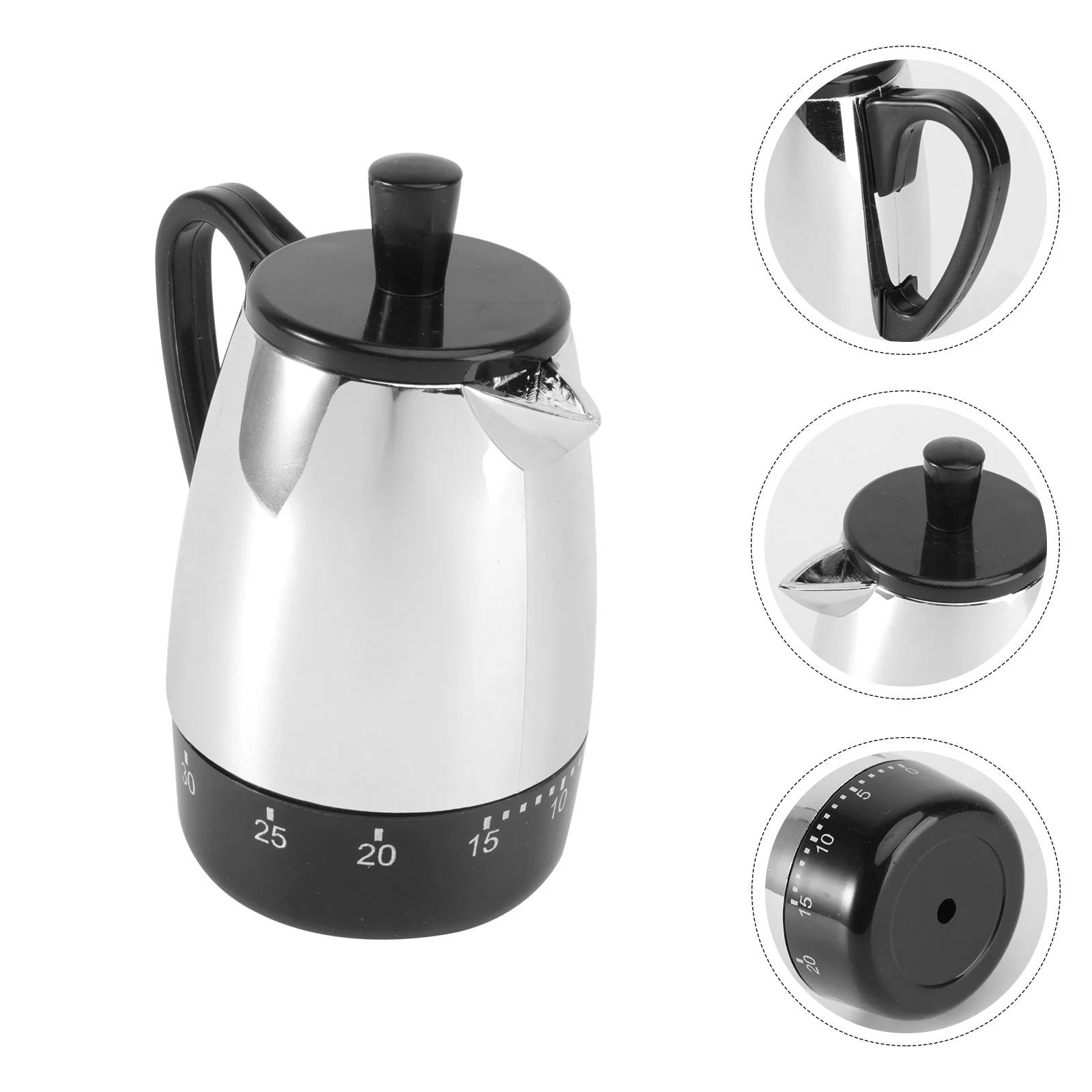 

Kettle Timer Egg Boiler Timer Kids Timer Alarm Clock Rotating Alarm Timer Cooking Reminder Plastic 60 Minute Timer Student