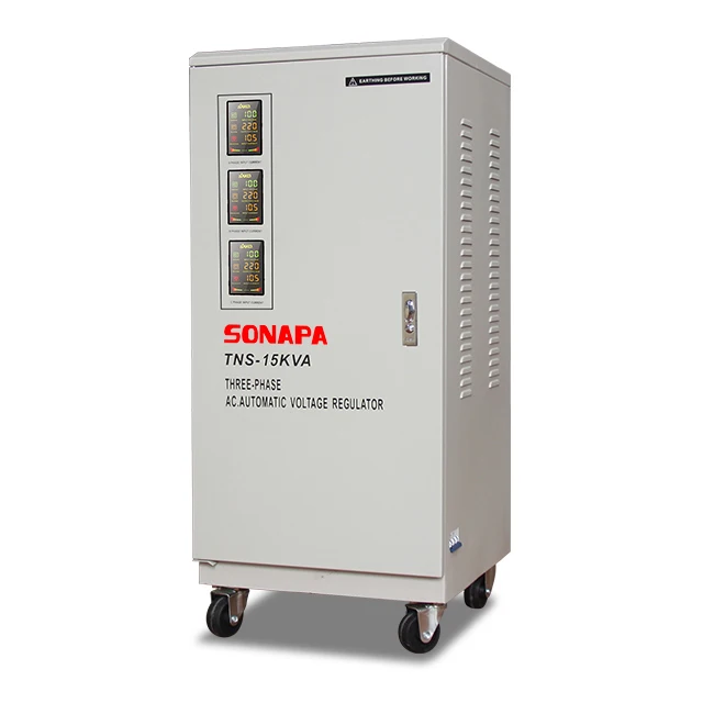 

2023 15KVA three phase 380V Servo motor AC Automatic voltage regulator stabilizer