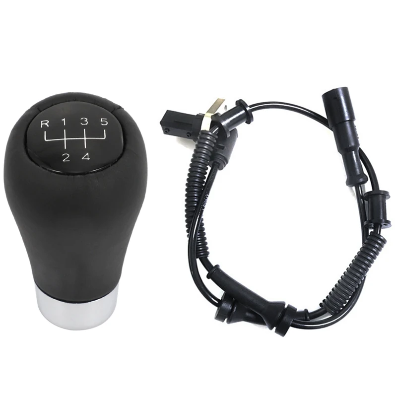 

5 Speed Car Gear Shift Knob Head For-BMW E36 E46 E87 E30 X5 E53 E34 E92 X1 & ABS Wheel Speed Sensor Front For SSANGYONG