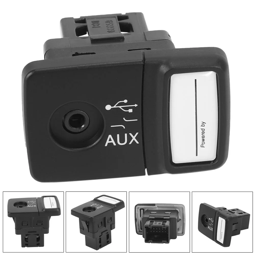 

Brand New Durable Hot Sale Protable Useful Socket Port Module USB Media Player USB/AUX 1 Pcs 735547937 ABS AUX