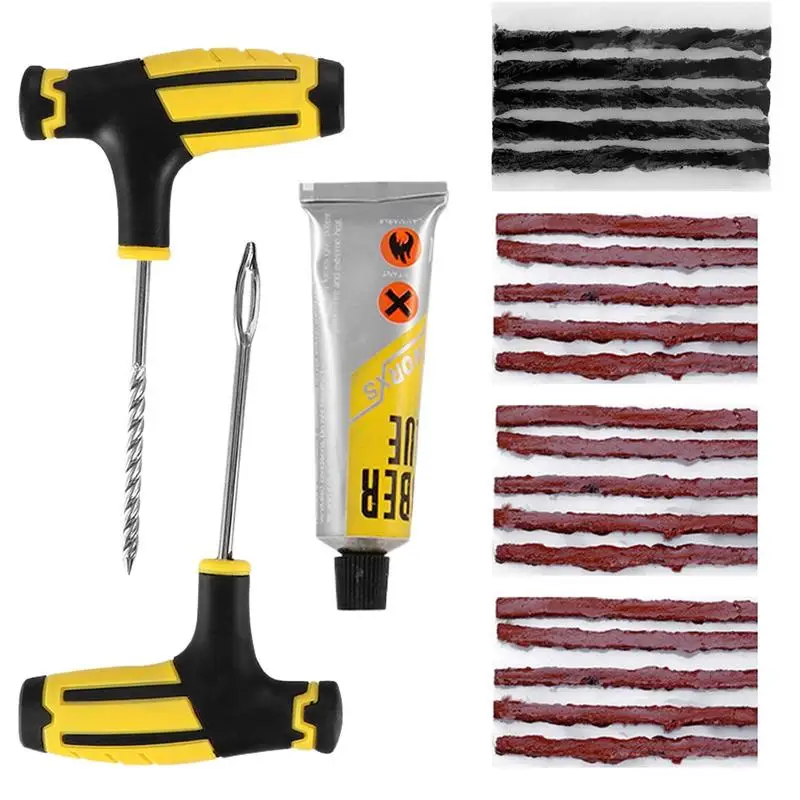 

Набор для ремонта автомобильных плоских шин универсальный инструмент для ремонта проколов автомобильных шин Портативный Клей-расширитель для ремонта автомобильных шин аксессуары