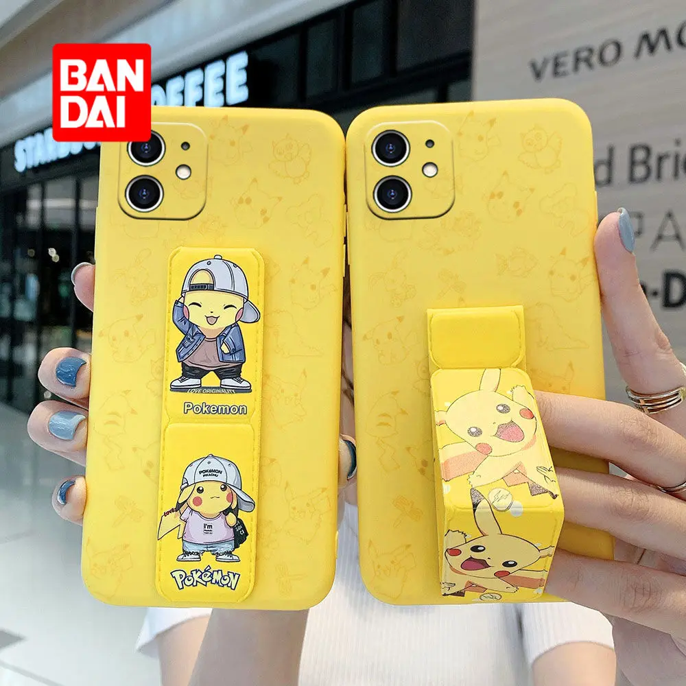 

Телефонный чехол Bandai для IPhone 13Pro 12 12Pro 11 Pro X XS Max XR 7 8 Plus, Мультяшные чехлы с держателем, милые противоударные чехлы