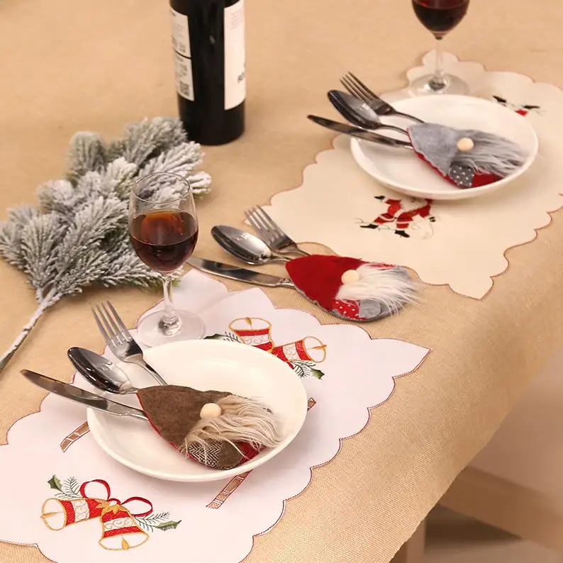 Шведская посуда Санта Гном держатель для ножей вилок ложек столовых приборов