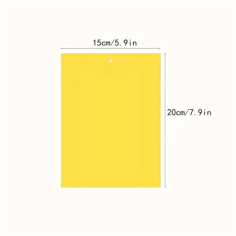 20 шт. двусторонние Желтые Липкие Ловушки для летающих растений