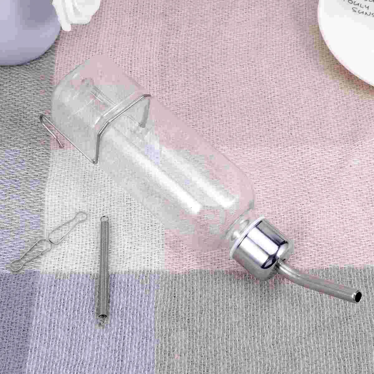 

Water Bottle Dispenser Pet Feeder Rabbitautomatic Dog Hanging Small Guineano Drip Hamster Cage Animal Cat Bottles Supplies