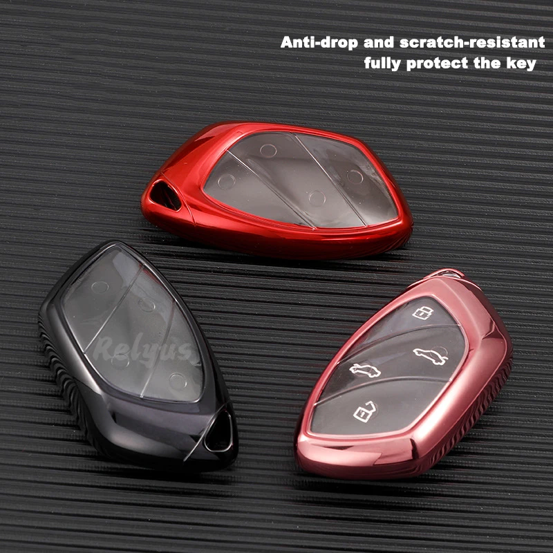 Прозрачный ТПУ чехол для автомобильного ключа Roewe Marvel-X Feifan Marvel-R 2018 2019 2020 2021