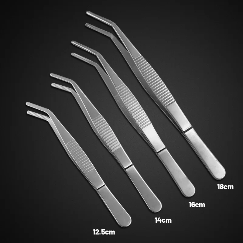 

Утолщенный Пинцет из нержавеющей стали, пинцет с круглой головкой и зубной повязкой, Прямой зажим для локтя, инструмент для садоводства