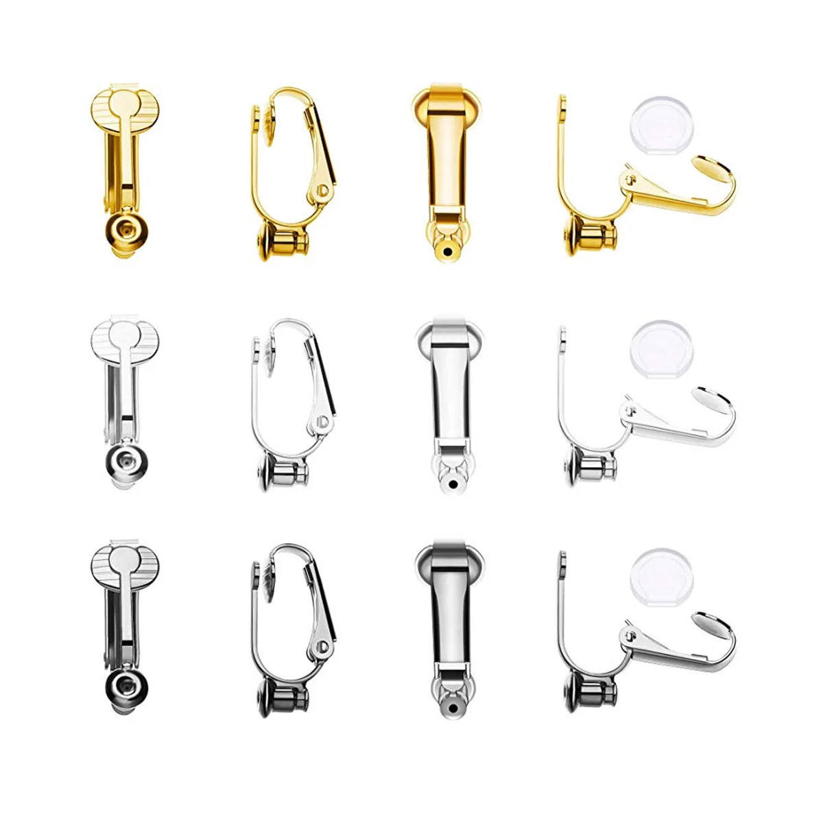 

60pcs Pain Pads Portable Ear Earrings Hooks Jewelry Tools Converter Accessories