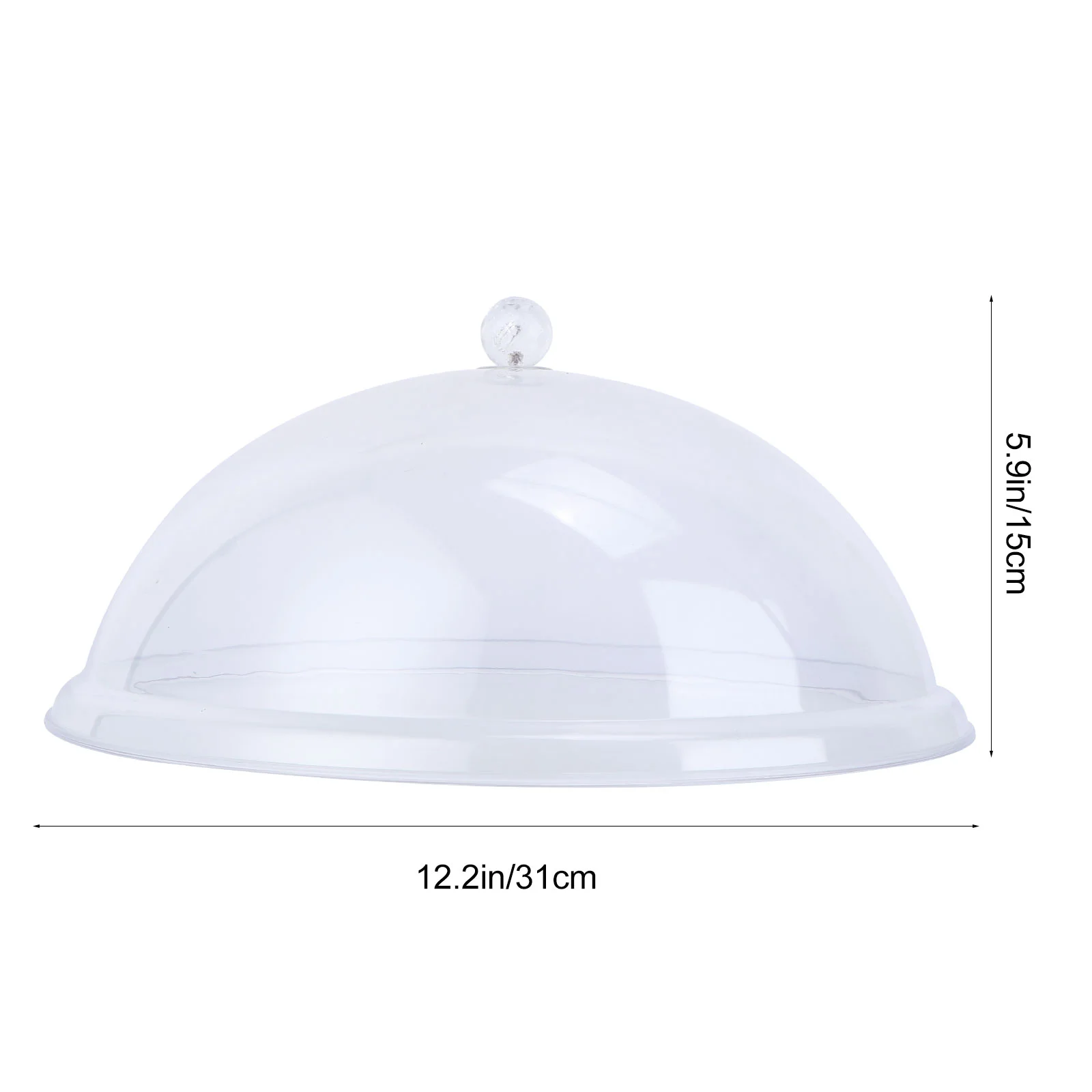 

Food Acrylic Dome Dessert Display Dome Desert Cloche Microwave Food Cover Glass Cake Dome Fly Food Cover