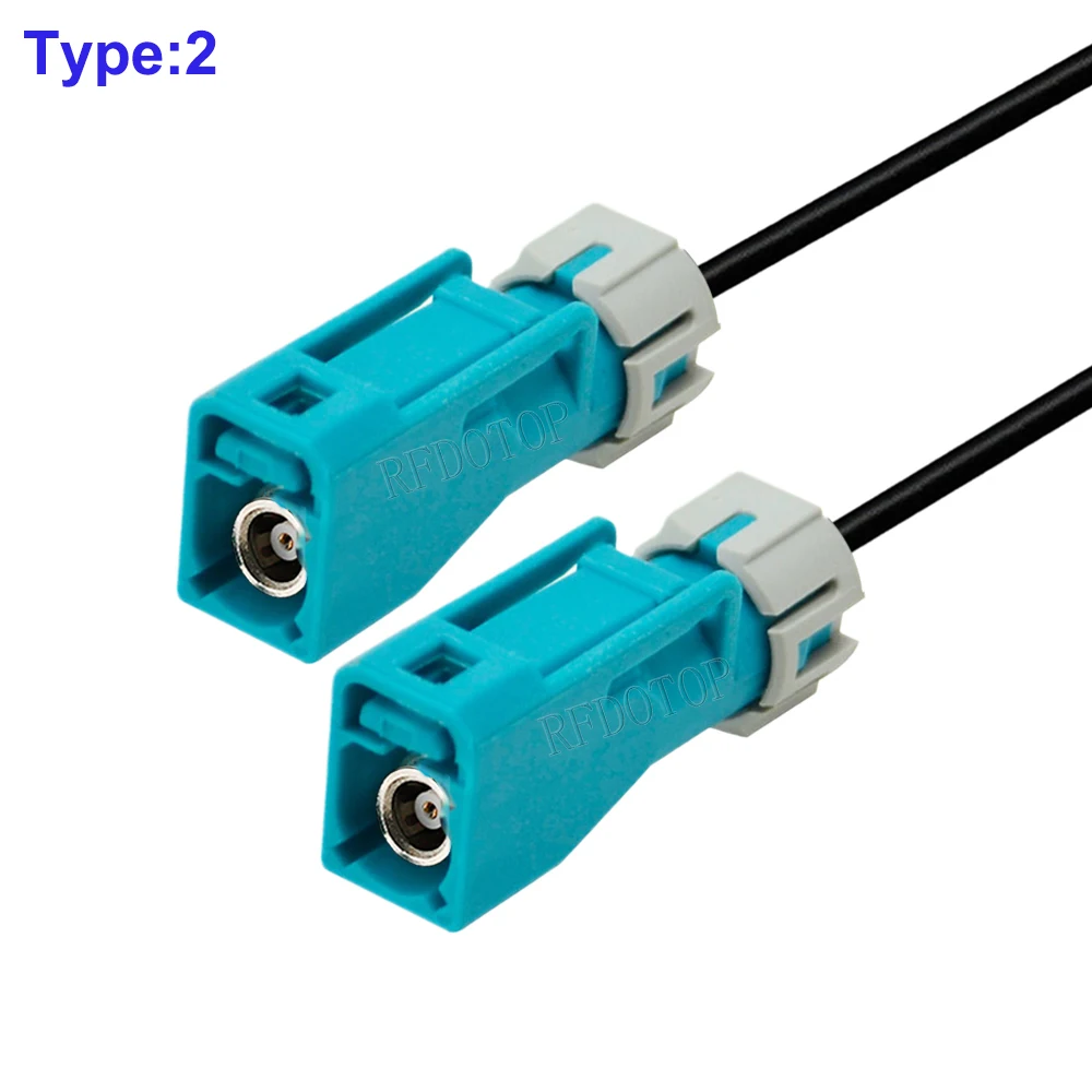 RG-174 водонепроницаемый коаксиальный Удлинительный кабель Fakra Z с штекером и