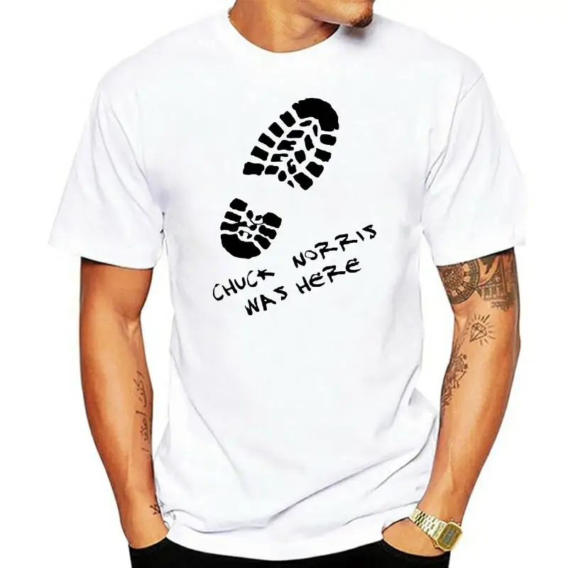 

Men T Shirt t-shirt chuck norris was here red tshirts Women T-Shirt