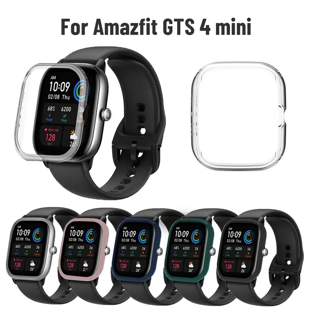 

Защитный чехол из поликарбоната для смарт-часов Amazfit GTS 4 Mini с защитой от царапин