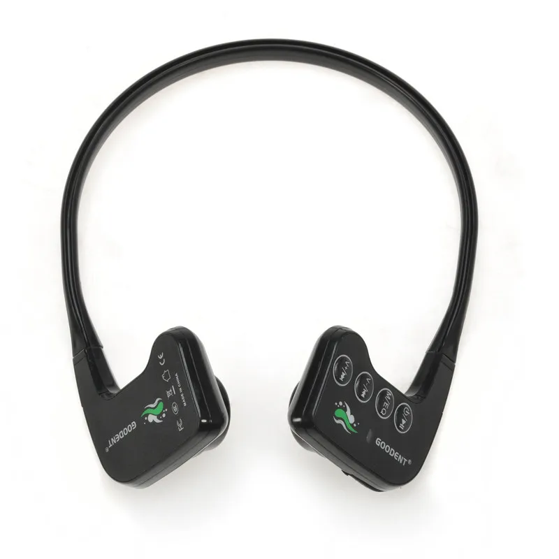 

Waterproof Bone Conduction Headphone, Bone Conduction Headset, Waterproof Bone Conduction MP3 8GB Memory and Wireless BT