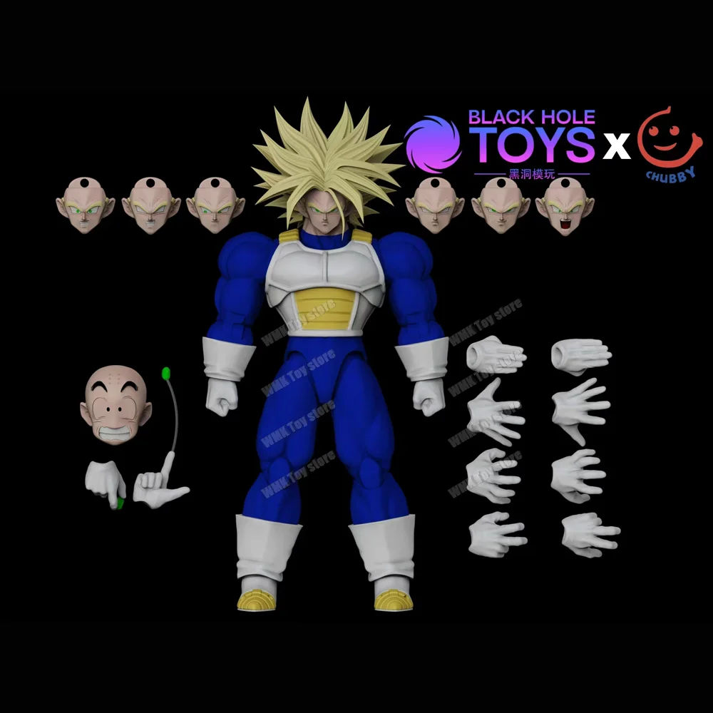 Black Hole Toys &amp Chubby Dragon Ball SHF Super Saiyan SSJ Son Goku Vegeta Trunks Полная мощность Аниме Фигурки