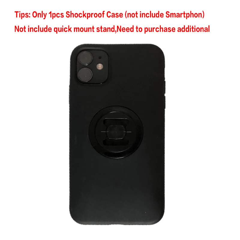 Cena Odporny Na Wstrząsy Futerał Rowerowy Z Szybkozłączką Adapter Protect Case Dla IPhone 11 Pro Max Xr Zaczep Do Paska Uchwyt Na Telefon Rowerowy Motocykl