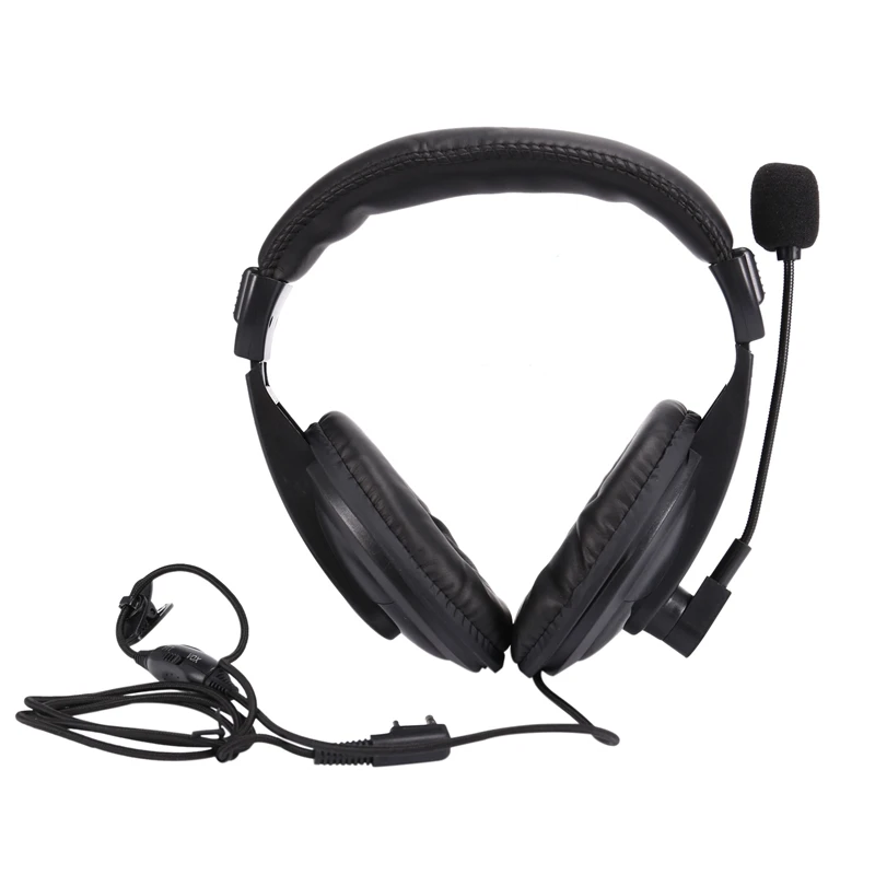 

Для Kenwood XQF Baofeng TYT Walkie-Talkie наушники с шумоподавлением Двусторонняя гарнитура