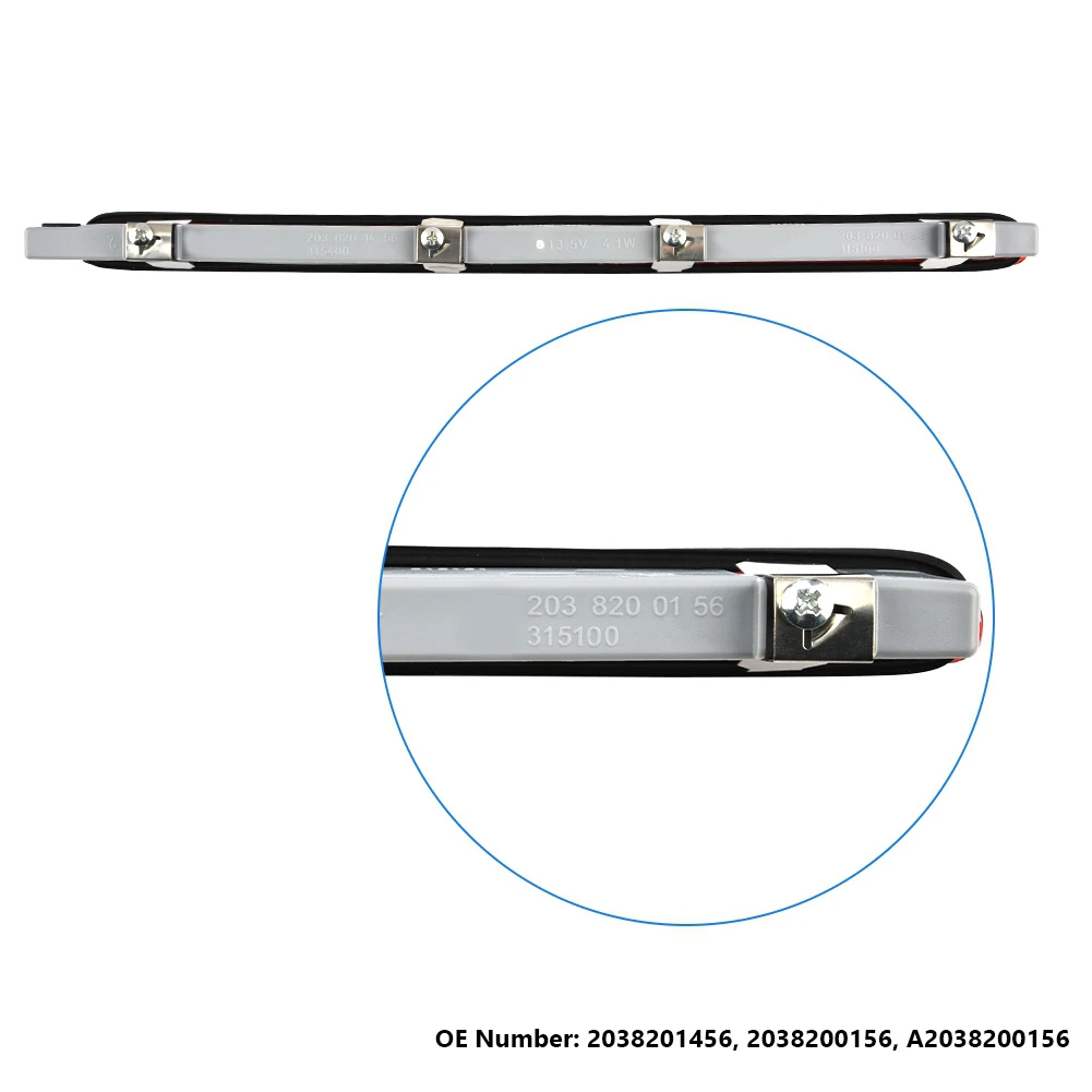 LED Tail Lights Third Stop Brake Light Rear Lamp for C class C230 C280 C350 2038201456