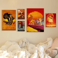 disney the lion king classic movie posters kraft paper prints and posters vintage decorative painting