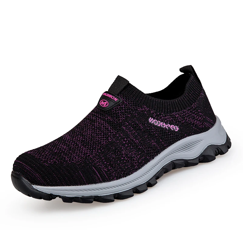 Sneakers Lightweight Women's Running Shoes Comfortable Casual Shoes Walking Non-slip Thick Sole Wear-resistant