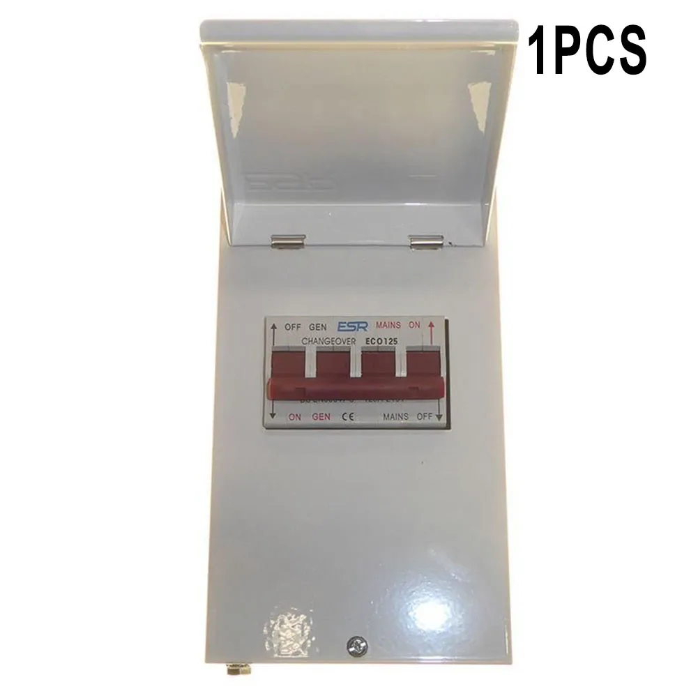 

Changeover Switch Transfer Switch For Electrician\\'s Tools 240V 253mm X126mm X110mm Metal SP&N Wall Mount 125 Amp