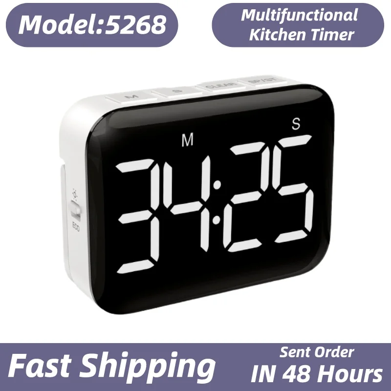

NOKLEAD Home Multifunction Kitchen Timer Digital Timer Countdown Bracket Cooking Timer Cooking Accessories Study Stopwatch