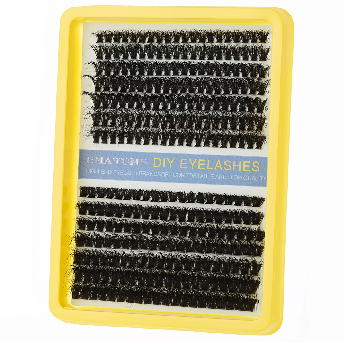 14 рядов 320 кластеров 40D/80D смесь 10-20 мм 5D пушистые кластерные ресницы наращивание