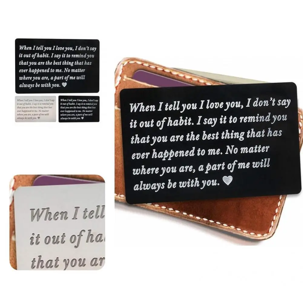 

Креативный праздничный бумажник из сплава с хорошими пожеланиями для украшения