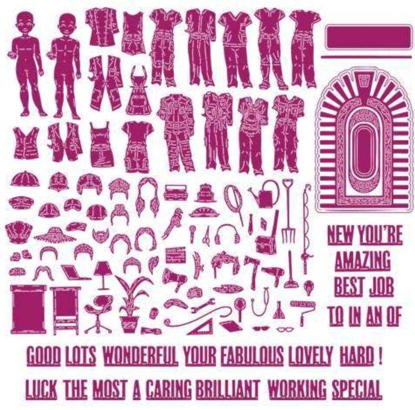 

Набор металлических штампов с надписью «слова восхищения», базовые предметы для скрапбукинга, трафареты для вырезания для рукоделия, новинка 2023