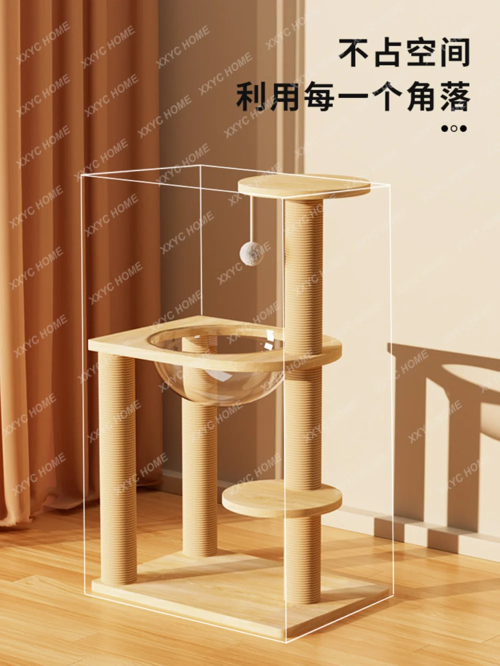 Рамка для кошек в капсулах интегрированная фоторамка скалолазания кошачье