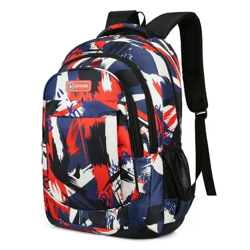 Large Capacity Backpack for Men and Women Outdoor Travel Leisure Oxford Camouflage Student School Schoolbag Laptop Bag Travel