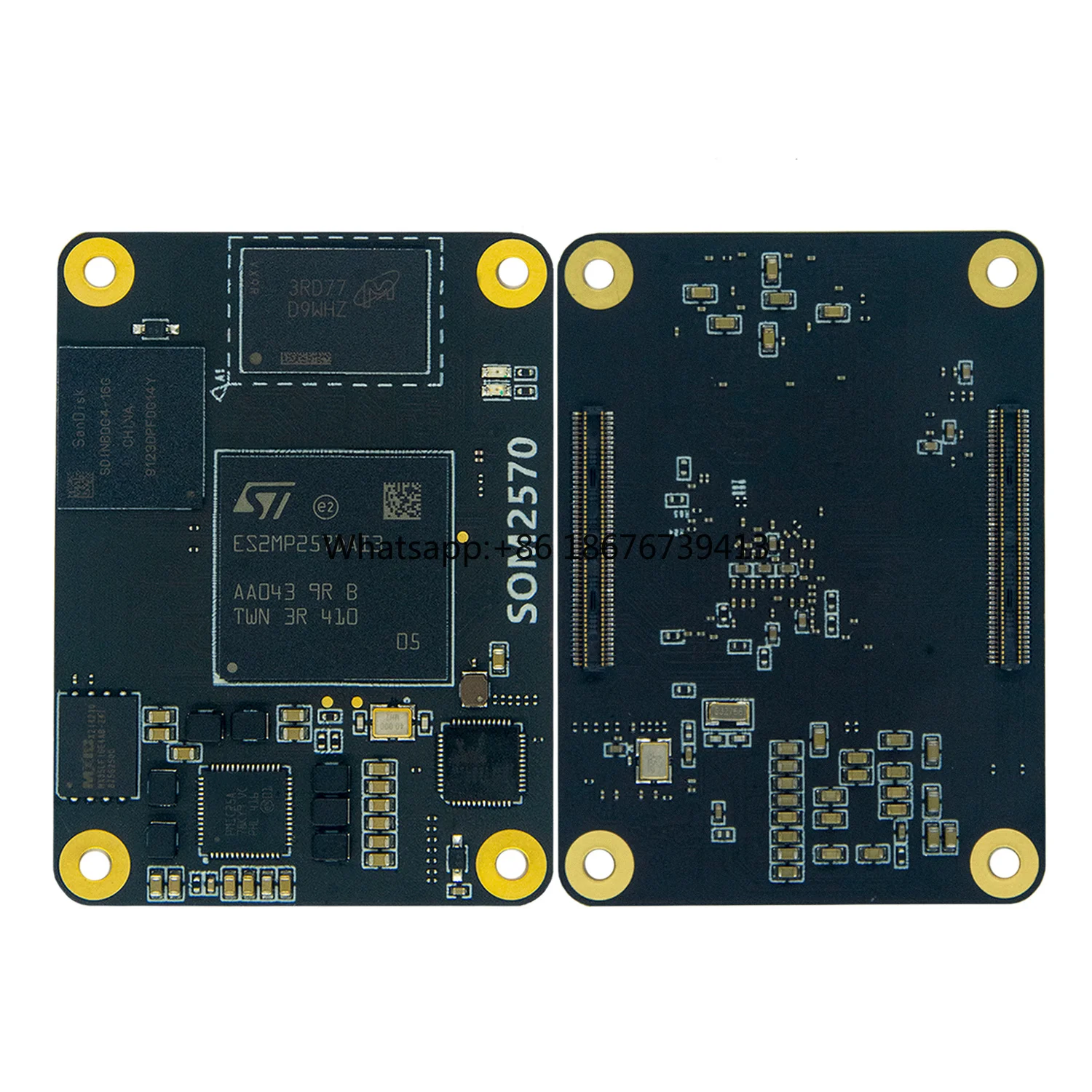 Фото Плата разработки SOM-2570 System-on-Module USB 3.0 ST STM32MP257, двухъядерный процессор, 4G, Wi-Fi, USART, CAN, MIPI, DSI, LCD, Linux, для промышленного IoT №1