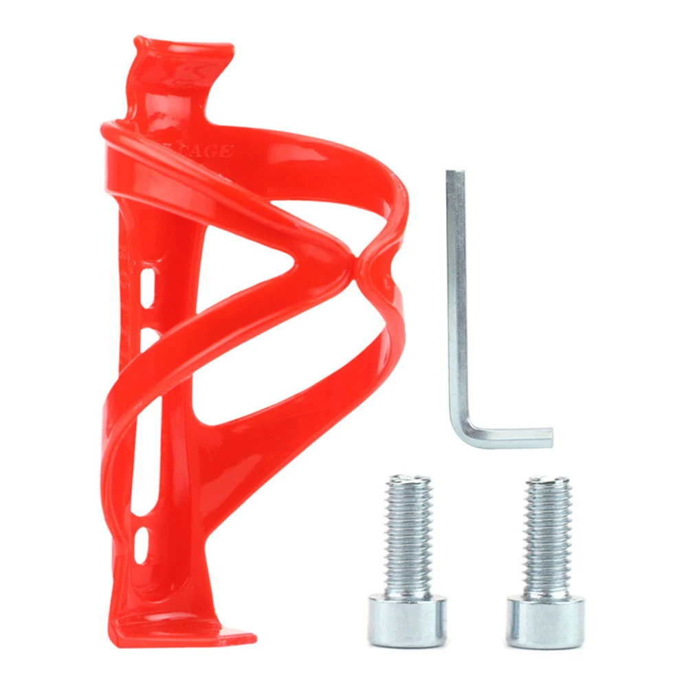

MTB Bicycle Drinking Kettle Holder Drinks Cup Holder Mountain Road Bike Water Bottle Cage Rack With Screws Hex Key Wrench Tool