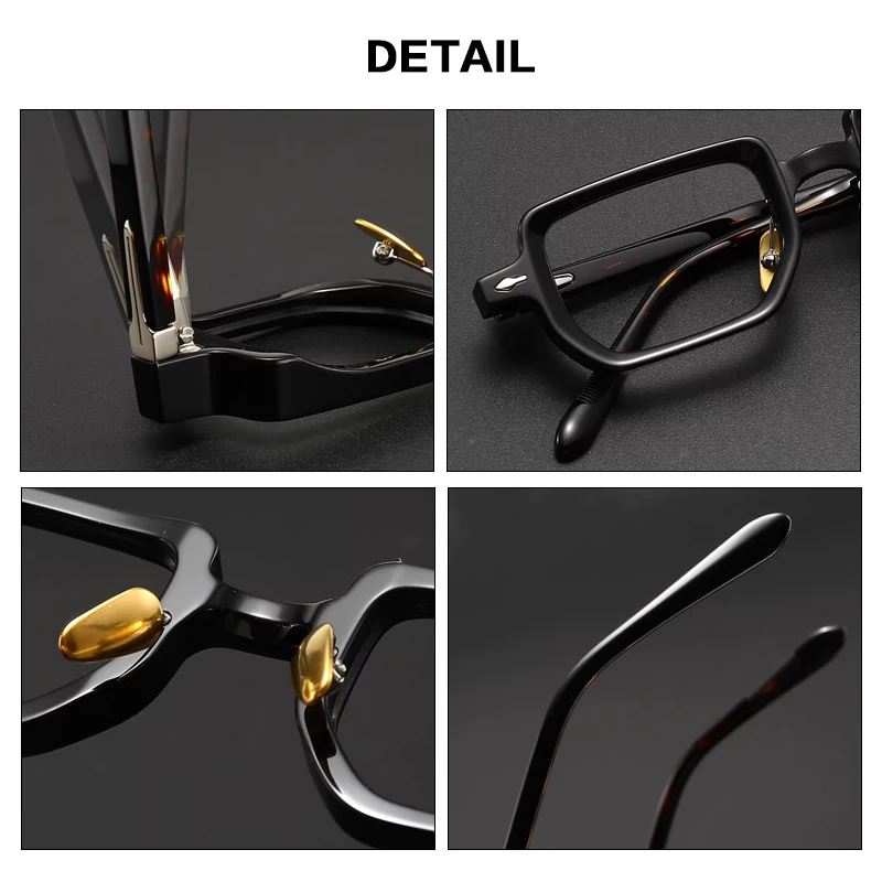 Фото Очки Gatenac Luxury из ацетата для мужчин, новые фотохромные очки 2026 года с защитой от синего света, прогрессивные очки для чтения для женщин №4