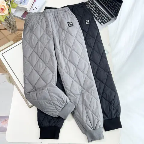 Женские утеплённые брюки XXL из полиэстера