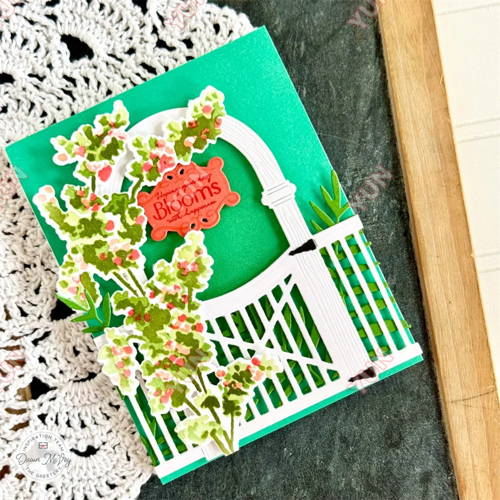 Новейшие металлические Вырубные штампы для рукоделия 2024 ботаники Глициния