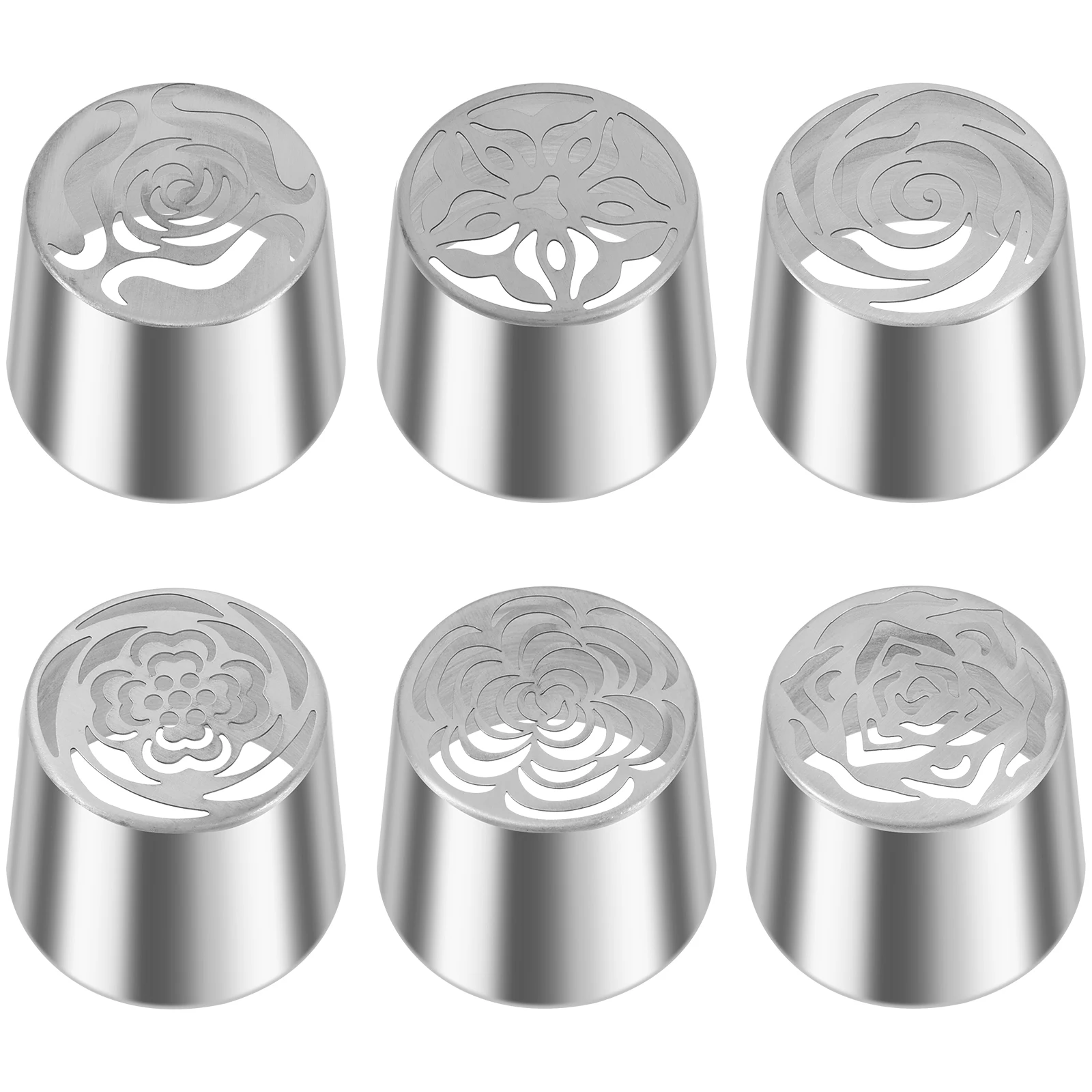 

Насадки для русской росписи из нержавеющей стали, набор из 6 штук