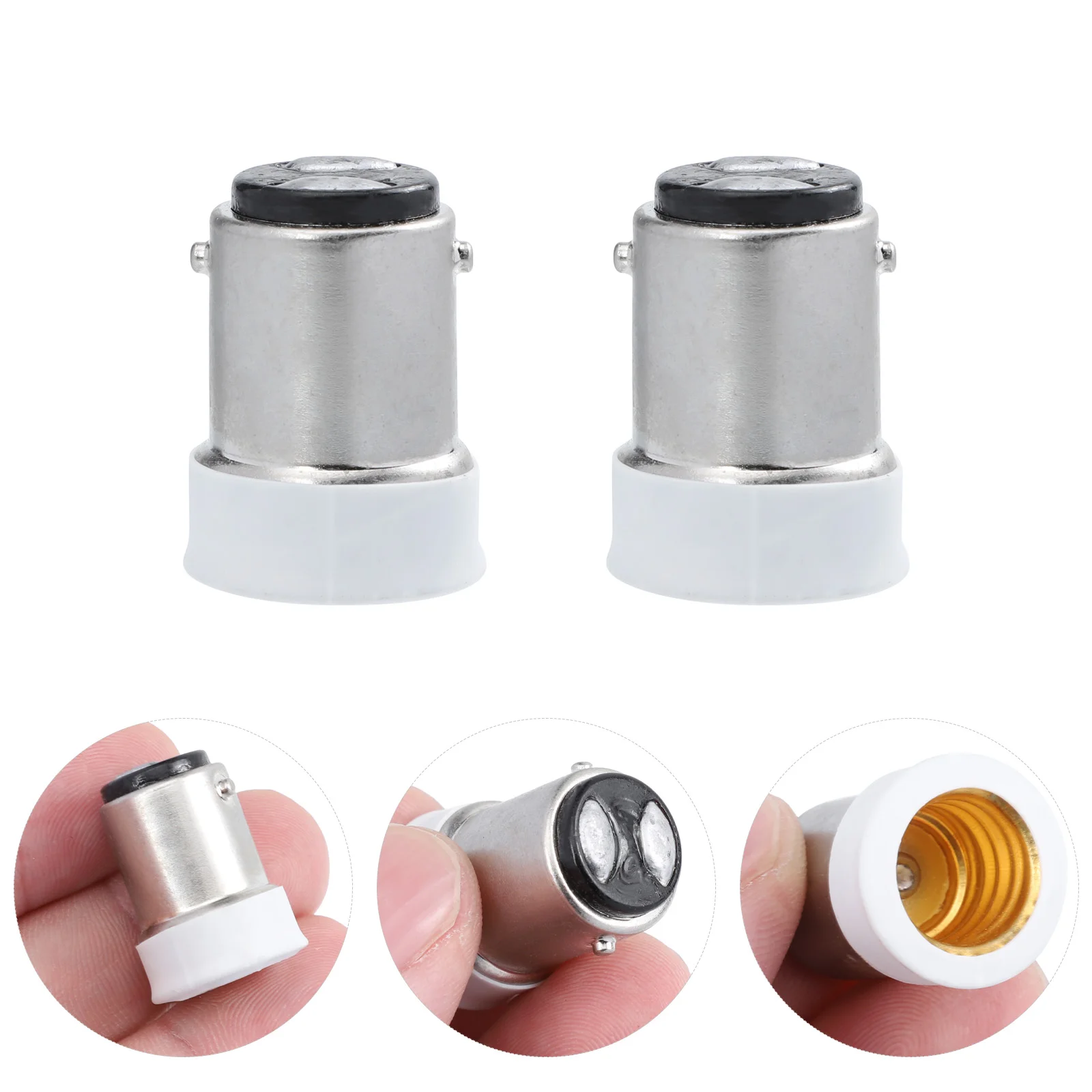 

Light Converter Bulb Adapter Base Lamp Screw Converters Led Socket B15E12 Head Holder