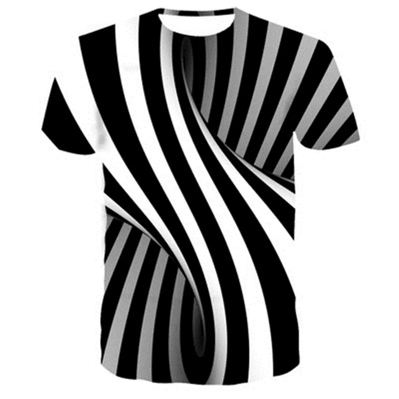 

Kids Baby Boys Girl Summer Optical Illusion Clothes T Shirt Spiral Short Sleeve T Shirt Shorts Children Summer Square Clothing