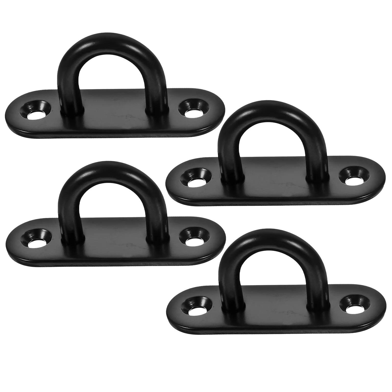 

4 Pcs Ceiling Hanging Hook Pad Eye Plate Stainless Steel Wall Hooks Eyes Heavy Duty