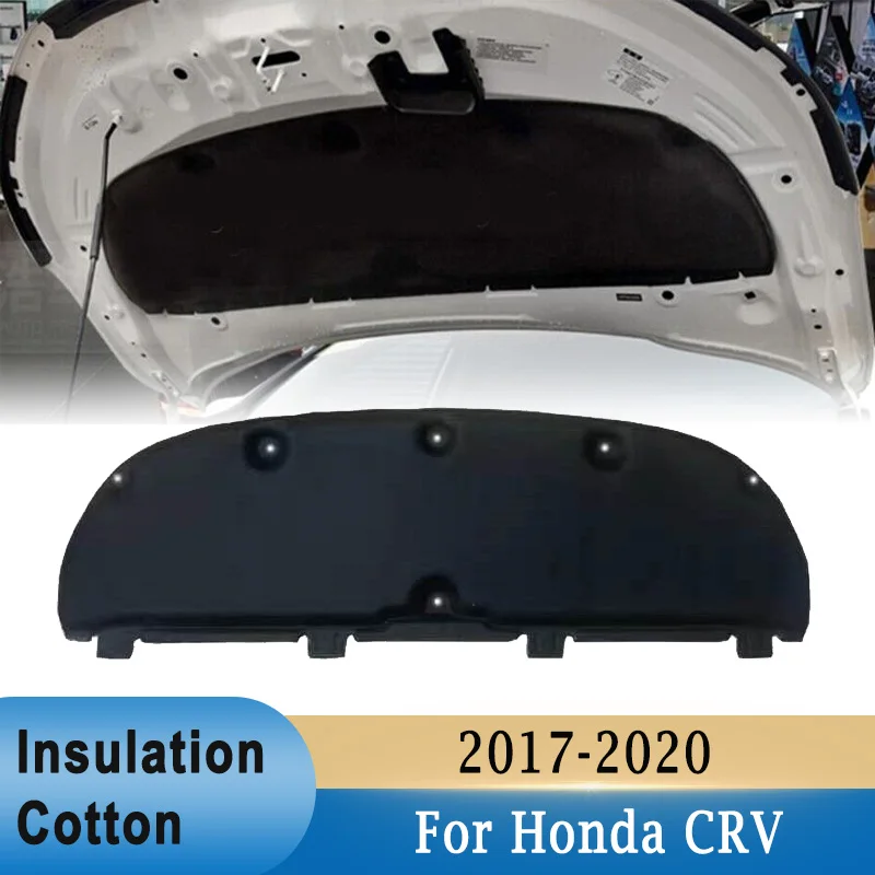 For Honda CRV 2017 2018 2019 2020 Front Hood Engine Insulation Cotton Pad Block Out Sound & Heat Mat Cover Foam For Honda CRV 2017 2018 2019 2020 Front Hood Engine Insulation Cotton Pad Block Out Sound & Heat Mat Cover Foam