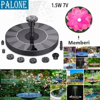 palone 1 5w solar fountain pump with 6 nozzles solar water pump floating fountains for ponds gardens bird baths tanks%ef%bc%8cetc