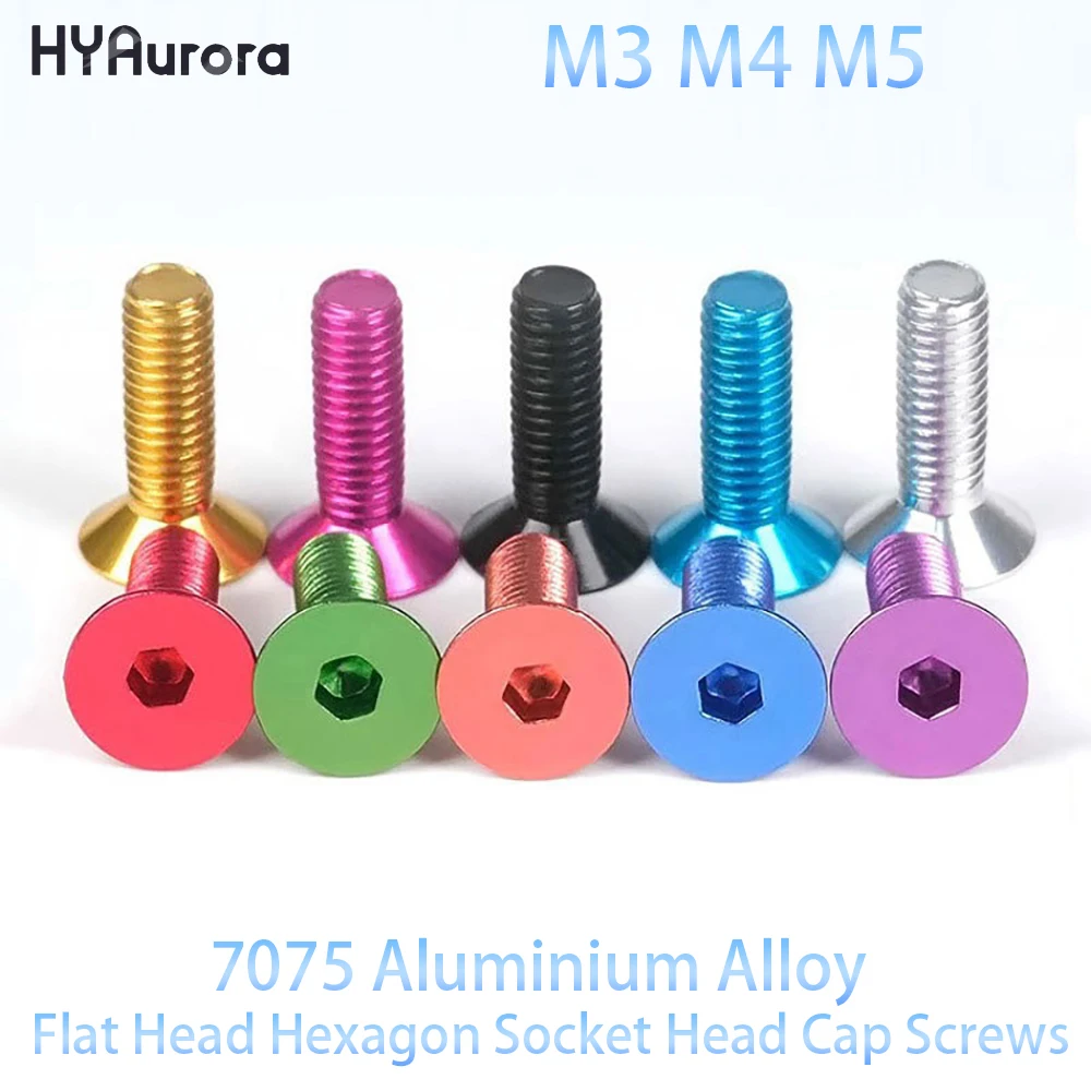 

Анодированные алюминиевые винты M3-M5