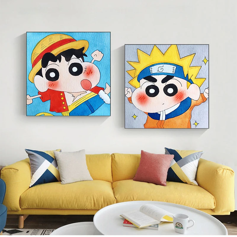 DIY Diamond Painting Japanese Crayon Shin-chan Diamond Embroidery Mosaic Cross Stitch Home Kids Room Decoration Handmade Gift